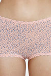 Zivame Low Rise Full Coverage Boyshorts - Gardenprint Peach Pearl — thumbnail 4
